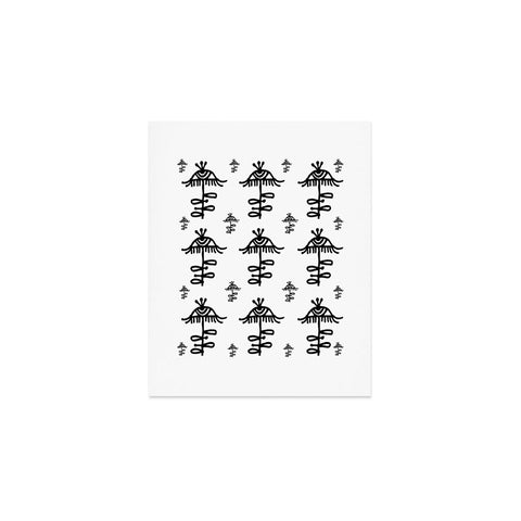 Julia Da Rocha All Seeing Flower Art Print