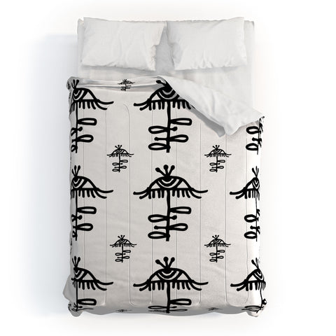 Julia Da Rocha All Seeing Flower Comforter