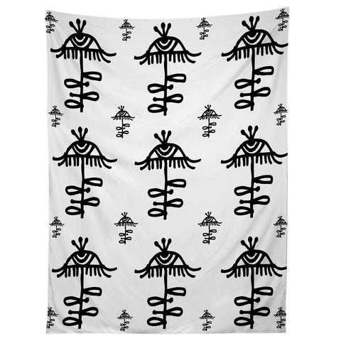 Julia Da Rocha All Seeing Flower Tapestry