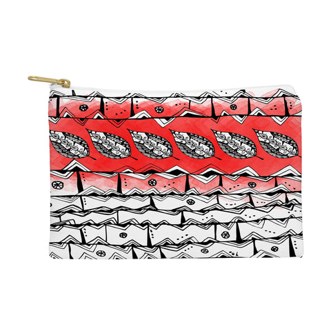 Julia Da Rocha Azteca Red Pouch