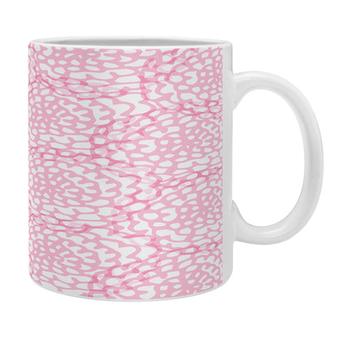 Julia Da Rocha Bed Of Pink Roses Coffee Mug