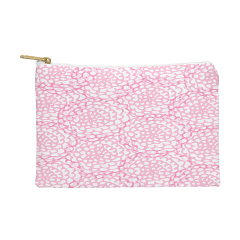 Julia Da Rocha Bed Of Pink Roses Pouch