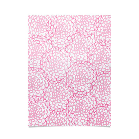 Julia Da Rocha Bed Of Pink Roses Poster