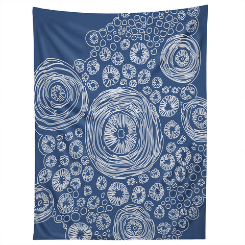 Julia Da Rocha Bluflower Tapestry