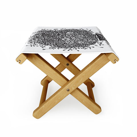 Julia Da Rocha Bouquet Of Flowers 1 Folding Stool