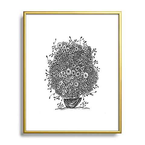 Julia Da Rocha Bouquet Of Flowers 1 Metal Framed Art Print