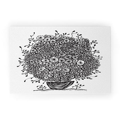 Julia Da Rocha Bouquet Of Flowers 1 Welcome Mat