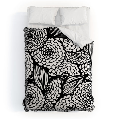 Julia Da Rocha Bouquet Of Flowers Love Comforter