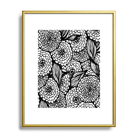 Julia Da Rocha Bouquet Of Flowers Love Metal Framed Art Print