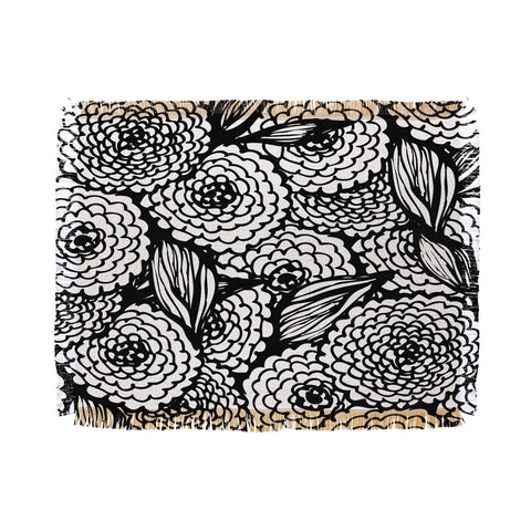 Julia Da Rocha Bouquet Of Flowers Love Throw Blanket