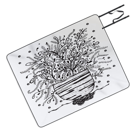 Julia Da Rocha Bouquet Of Flowers Spring Picnic Blanket