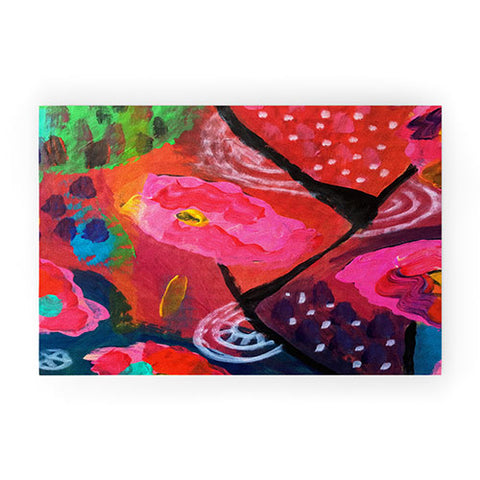 Julia Da Rocha Bright Bloom Welcome Mat