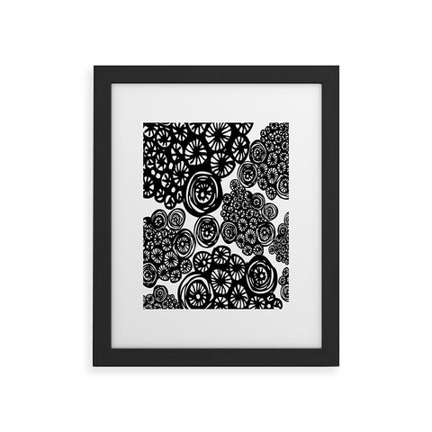 Julia Da Rocha Circo Doodles Framed Art Print