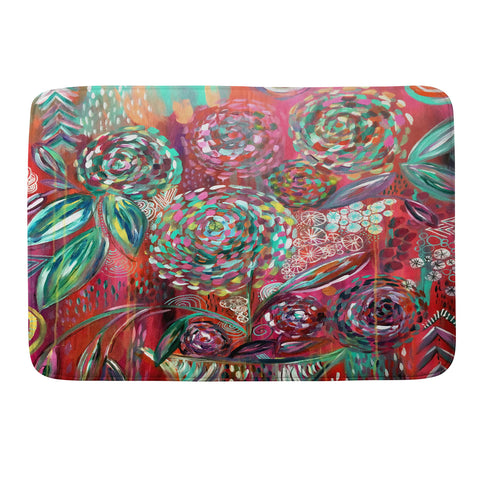 Julia Da Rocha Crazy Bloom Memory Foam Bath Mat