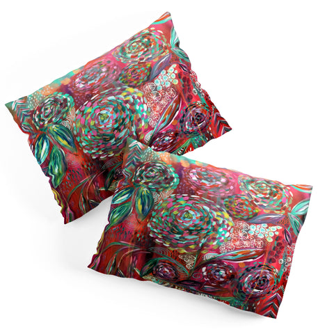 Julia Da Rocha Crazy Bloom Pillow Shams