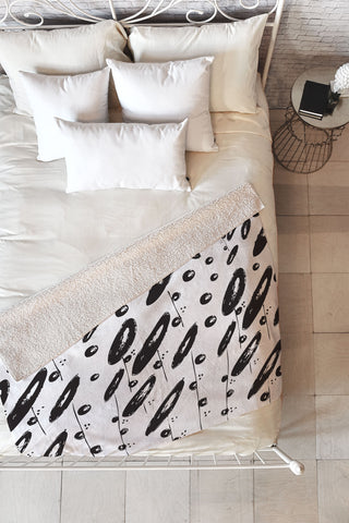 Julia Da Rocha Dandi Fleece Throw Blanket