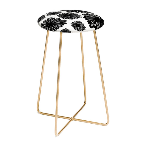 Julia Da Rocha Flores Negra Counter Stool
