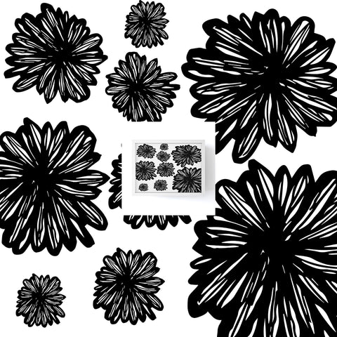 Julia Da Rocha Flores Negra Framed Mini Art Print