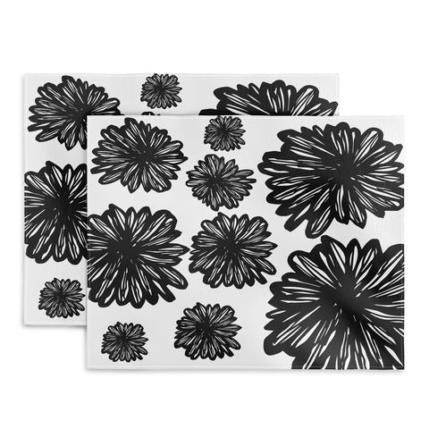 Julia Da Rocha Flores Negra Placemat