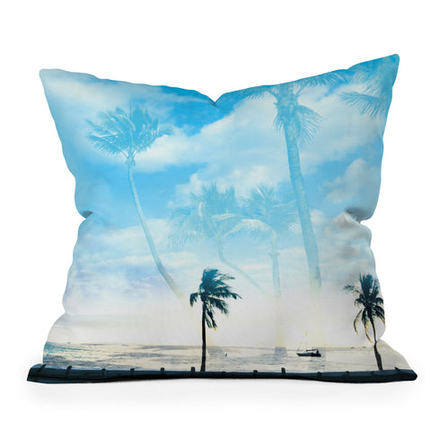 Julia Da Rocha Florida Throw Pillow
