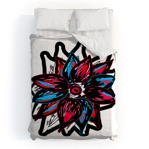 Julia Da Rocha Flowerstract Comforter