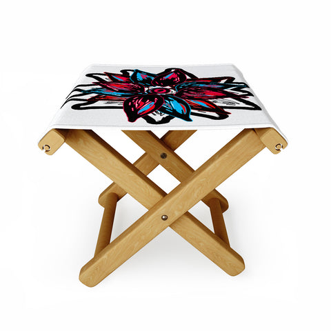 Julia Da Rocha Flowerstract Folding Stool