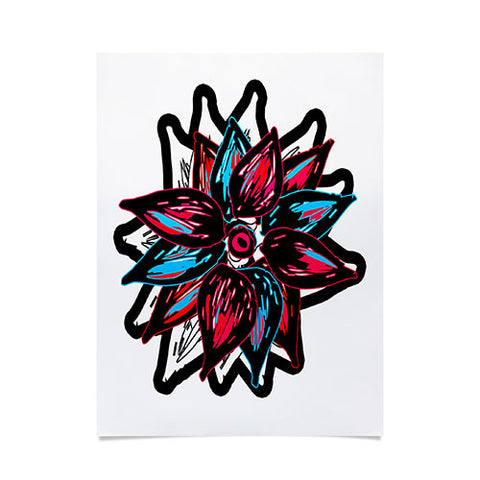 Julia Da Rocha Flowerstract Poster