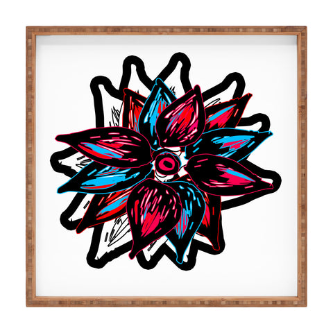 Julia Da Rocha Flowerstract Square Tray