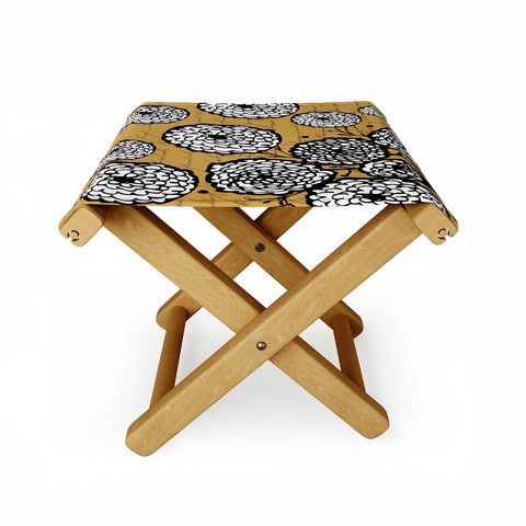 Julia Da Rocha Flowery Letter Folding Stool