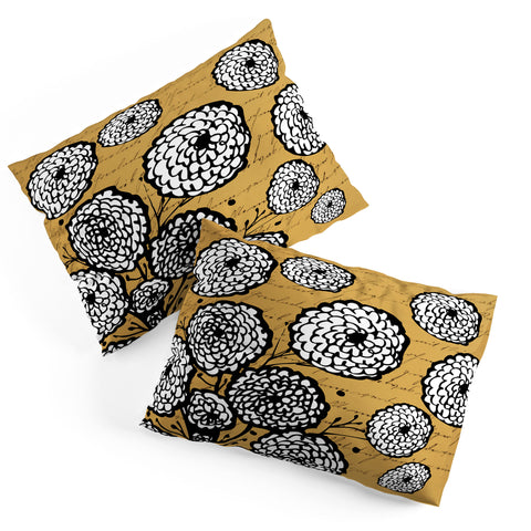 Julia Da Rocha Flowery Letter Pillow Shams