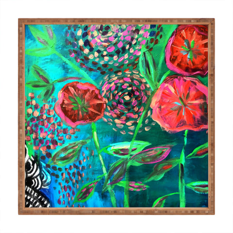 Julia Da Rocha Full Bloom Square Tray
