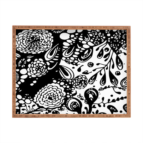 Julia Da Rocha Hidden Rose Rectangular Tray