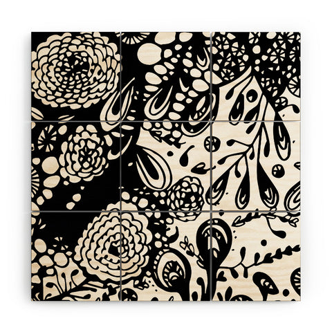 Julia Da Rocha Hidden Rose Wood Wall Mural