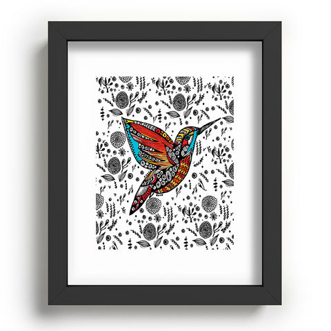 Julia Da Rocha Humming Bird In Paradise Recessed Framing Rectangle