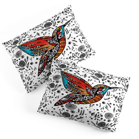 Julia Da Rocha Humming Bird In Paradise Pillow Shams