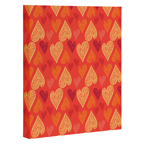 Julia Da Rocha I See Hearts Art Canvas