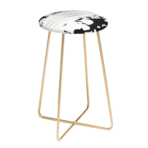 Julia Da Rocha Inkblot Counter Stool