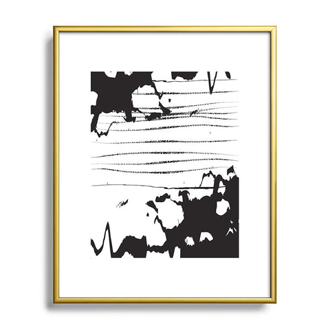 Julia Da Rocha Inkblot Metal Framed Art Print