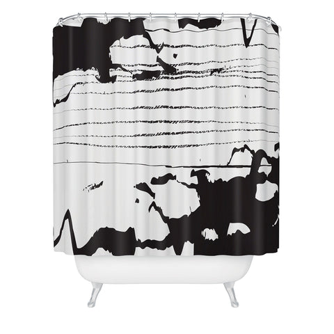 Julia Da Rocha Inkblot Shower Curtain