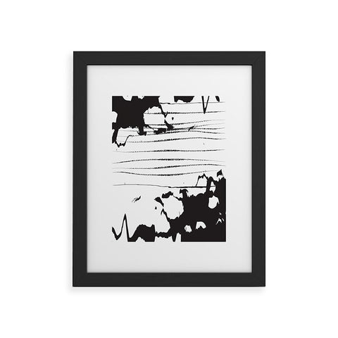 Julia Da Rocha Inkblot Framed Art Print