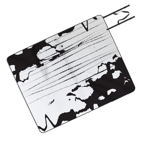 Julia Da Rocha Inkblot Picnic Blanket