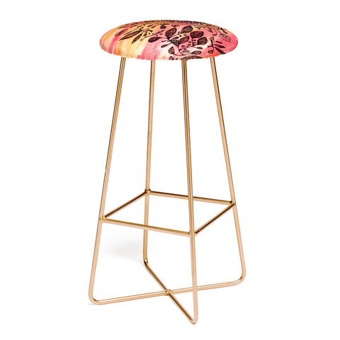 Julia Da Rocha Mandala Bloom Bar Stool