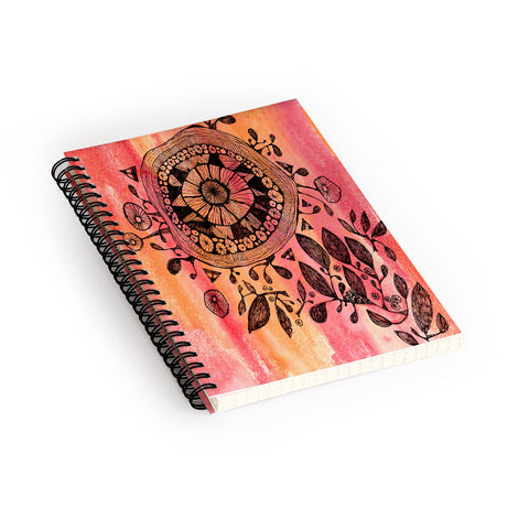 Julia Da Rocha Mandala Bloom Spiral Notebook