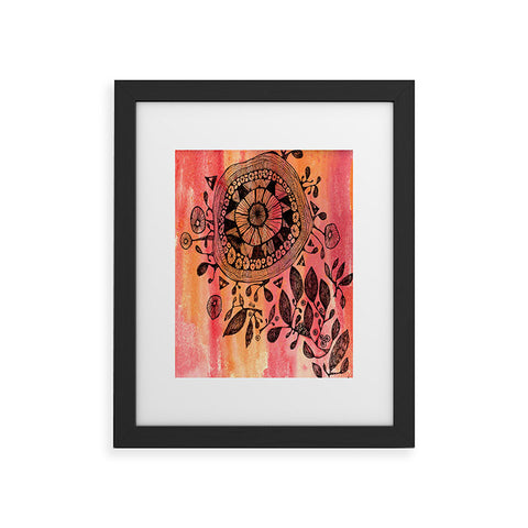 Julia Da Rocha Mandala Bloom Framed Art Print