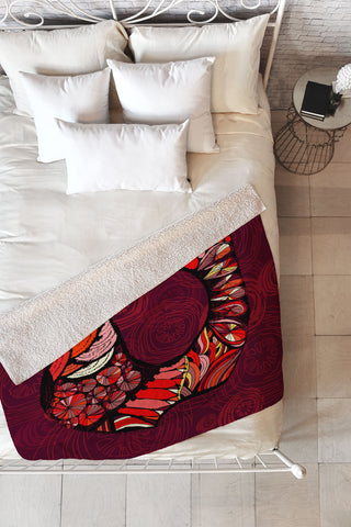 Julia Da Rocha Manu Fleece Throw Blanket