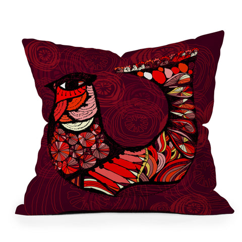 Julia Da Rocha Manu Throw Pillow