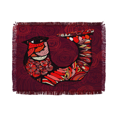 Julia Da Rocha Manu Throw Blanket