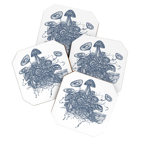 Julia Da Rocha Mushroom Coaster Set