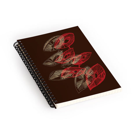 Julia Da Rocha Mushu Spiral Notebook