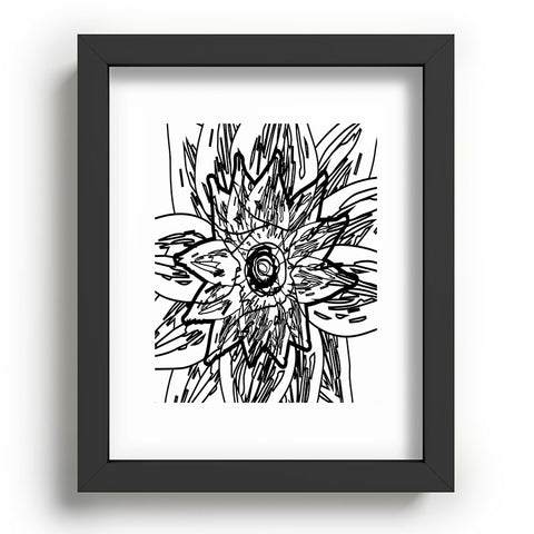 Julia Da Rocha Negra Flor Recessed Framing Rectangle